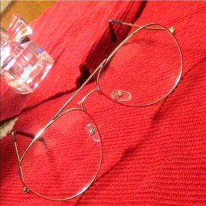 Aviator fashion glasses (clear)
